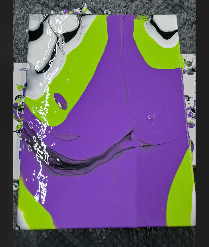 Beetle Juice Flow Art 12x16