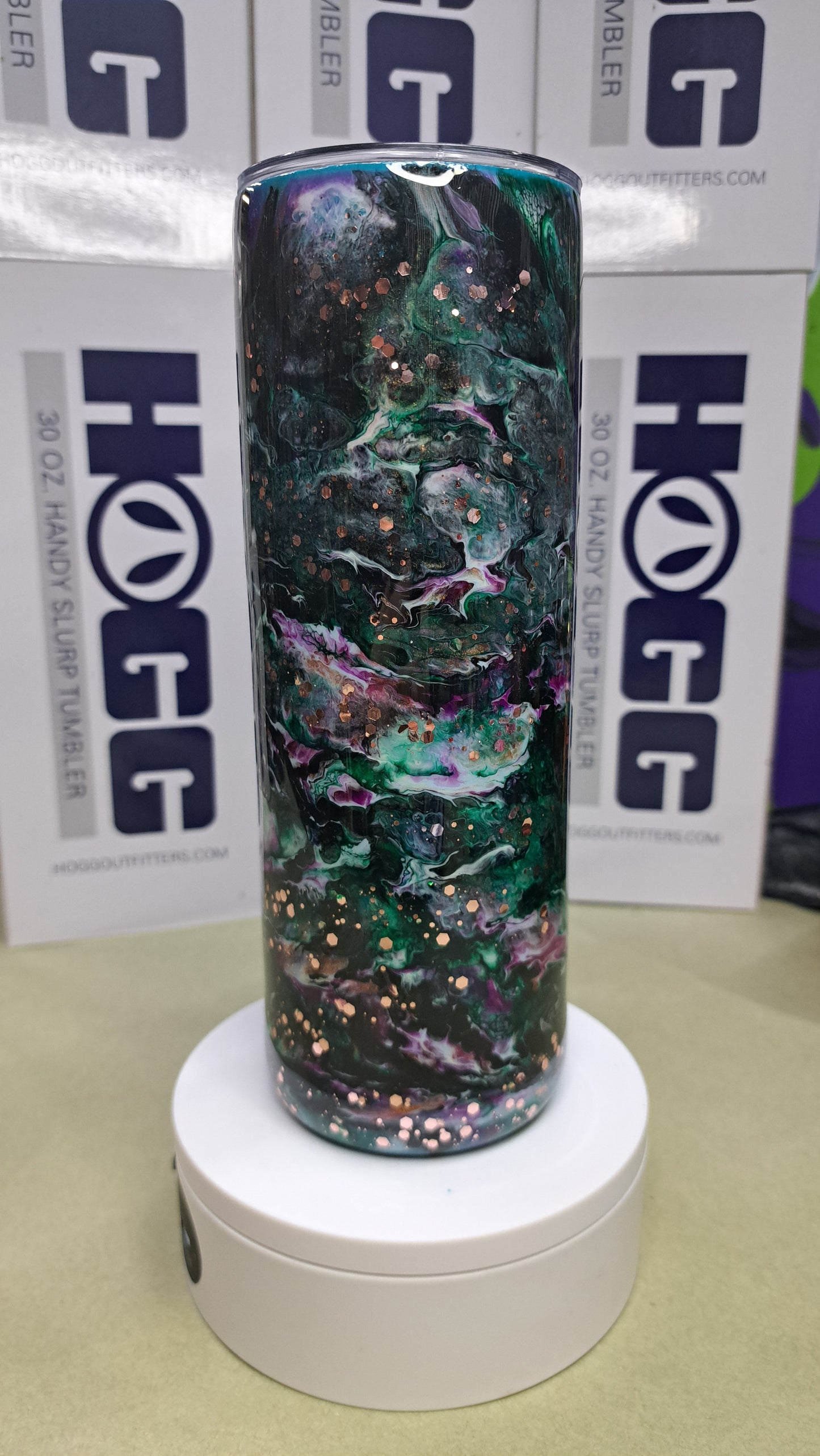 #6 Hogg 20oz Skinny drinking tumbler