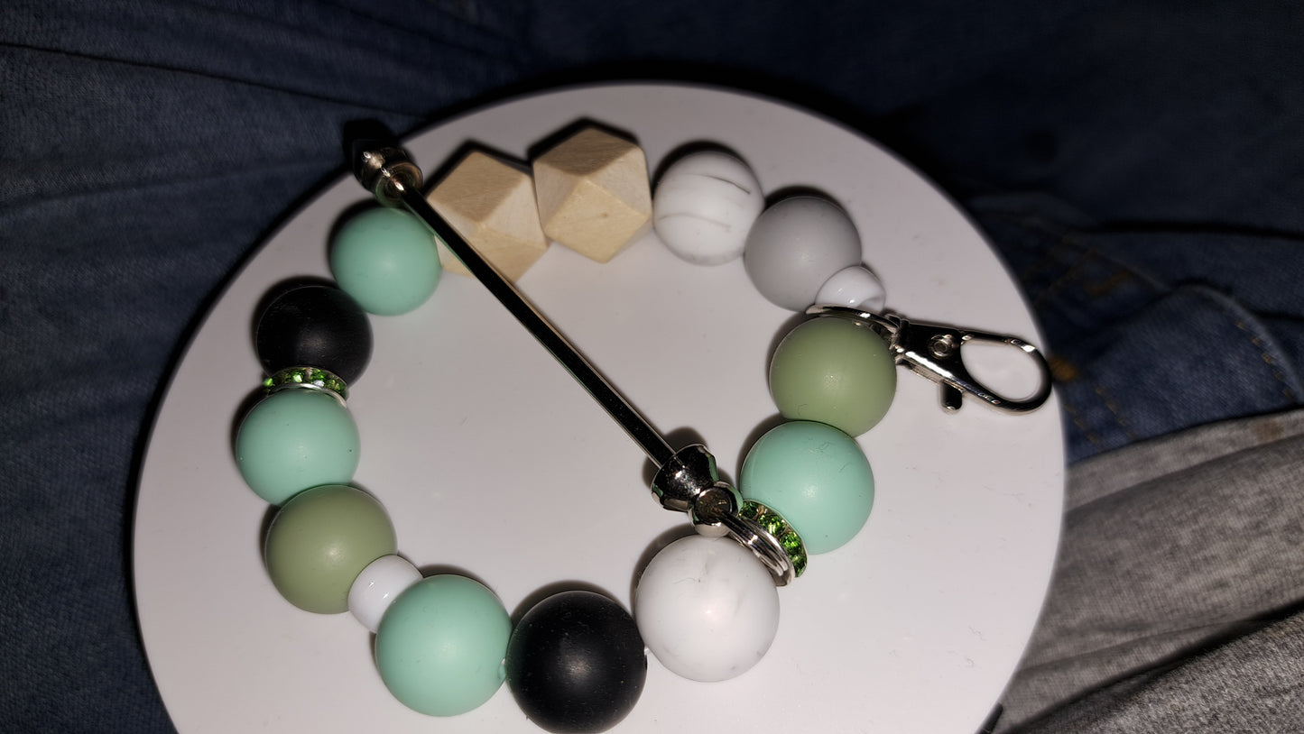 Hand made key chains by our daughter