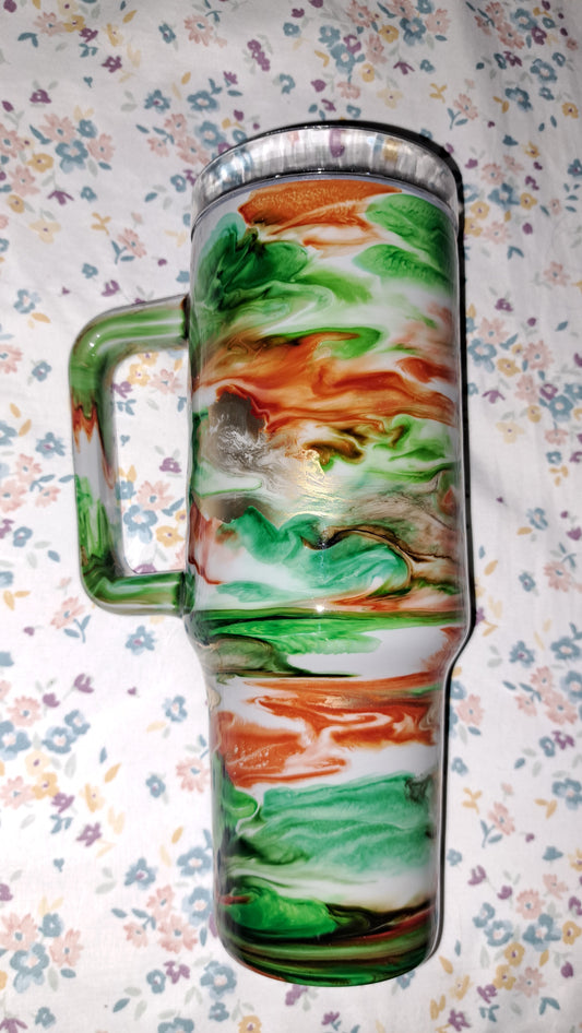 Hogg 40oz drinking tumbler with handle