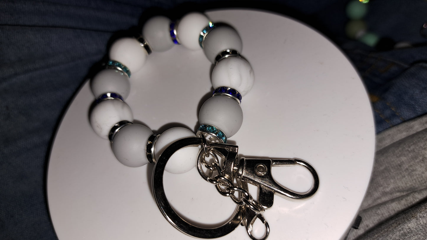 Hand made key chains by our daughter