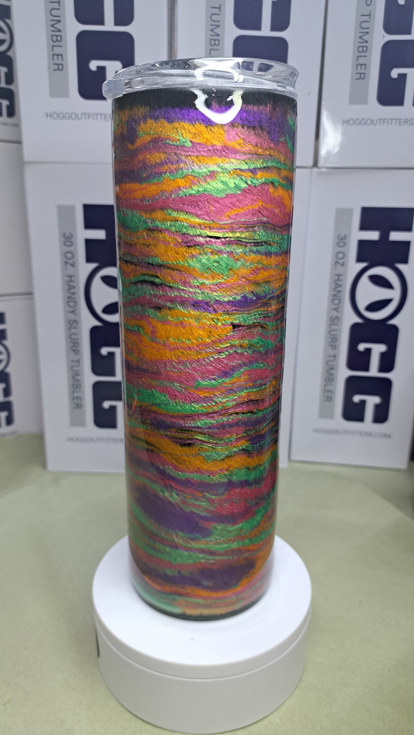 #21 Hogg 30oz skinny stainless steel drinking tumbler